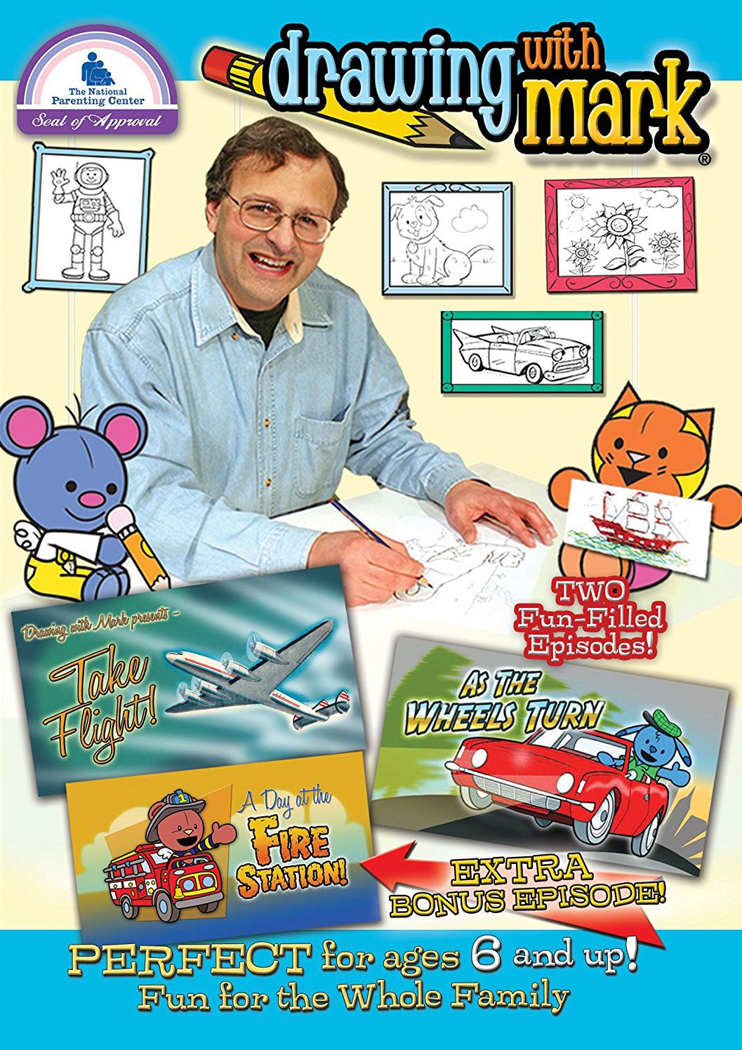 Drawing With Mark: Take Flight / As The Wheels