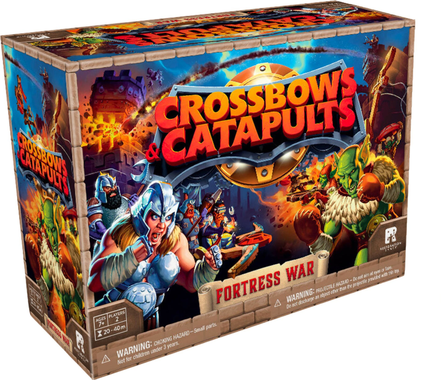 Crossbows & Catapults Fortress War by Stephen Baker, Noah Cohen, Rob Daviau, Justin D. Jacobson, Brian Neff