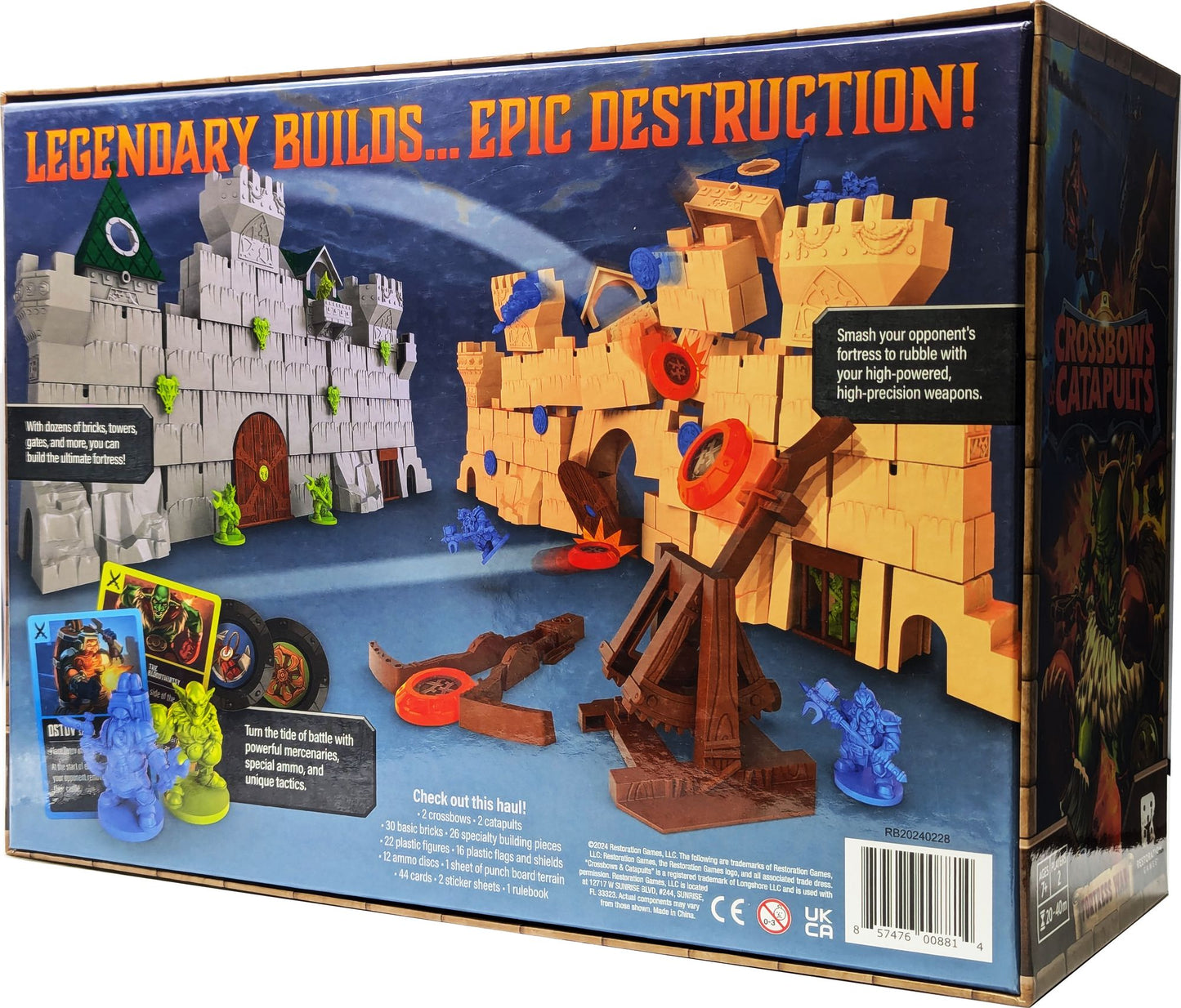 Crossbows & Catapults Fortress War by Stephen Baker, Noah Cohen, Rob Daviau, Justin D. Jacobson, Brian Neff
