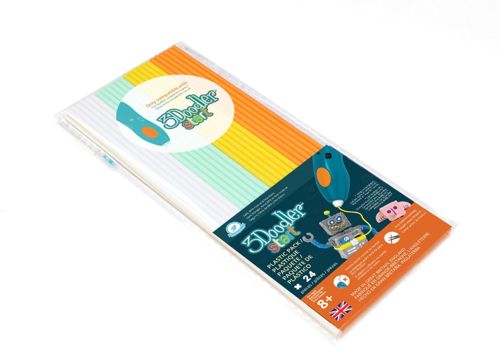Mixed Pack #1 (White, Mint, Yellow, Orange)