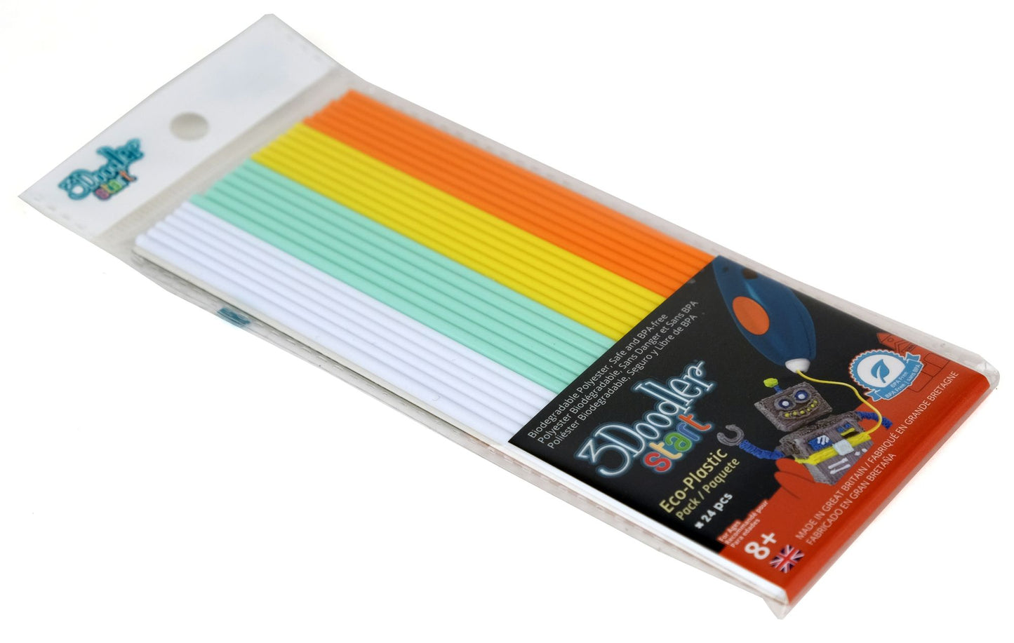 Mixed Pack #1 (White, Mint, Yellow, Orange)