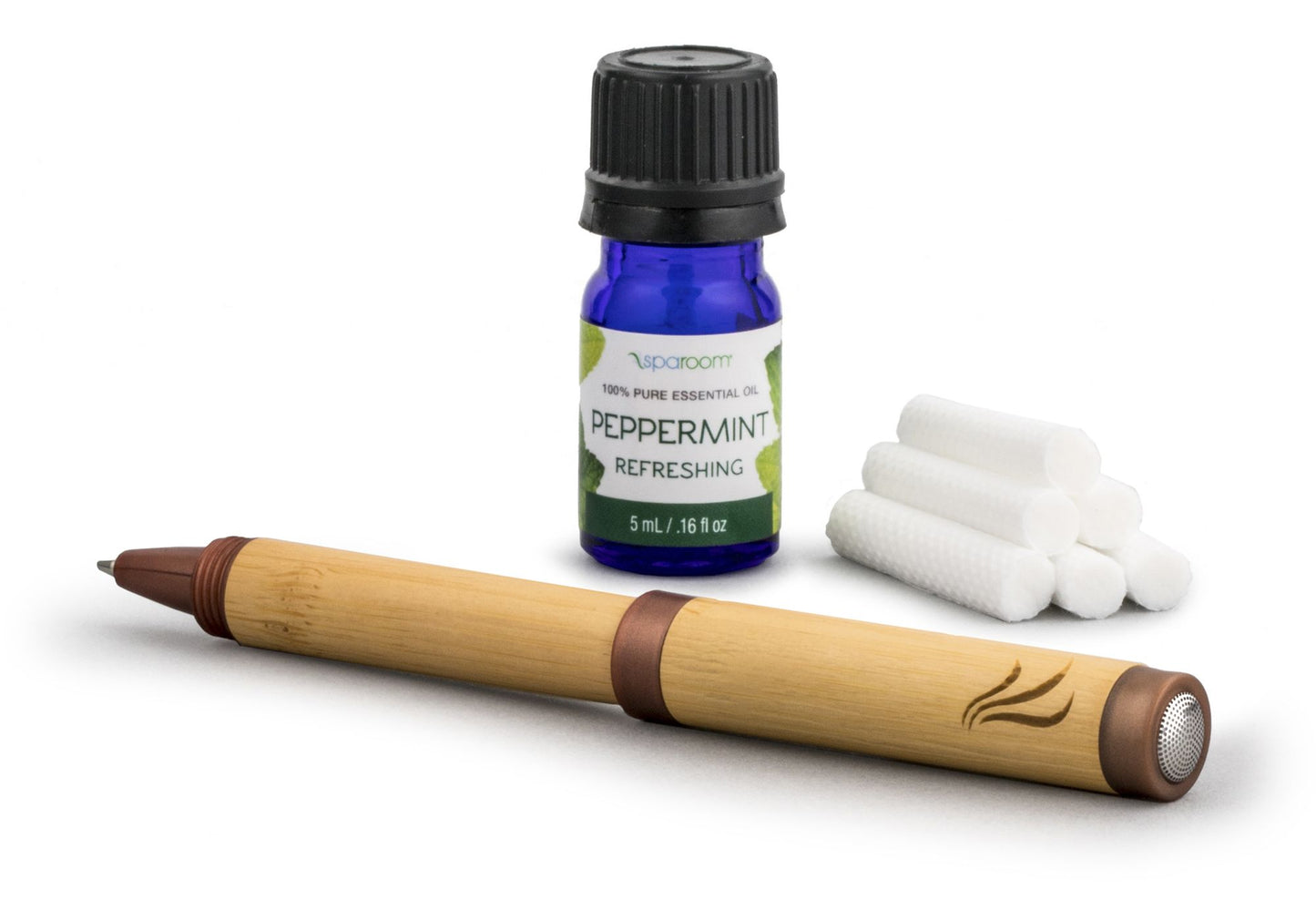 Bamboo AromaPen® with Peppermint Essential Oil