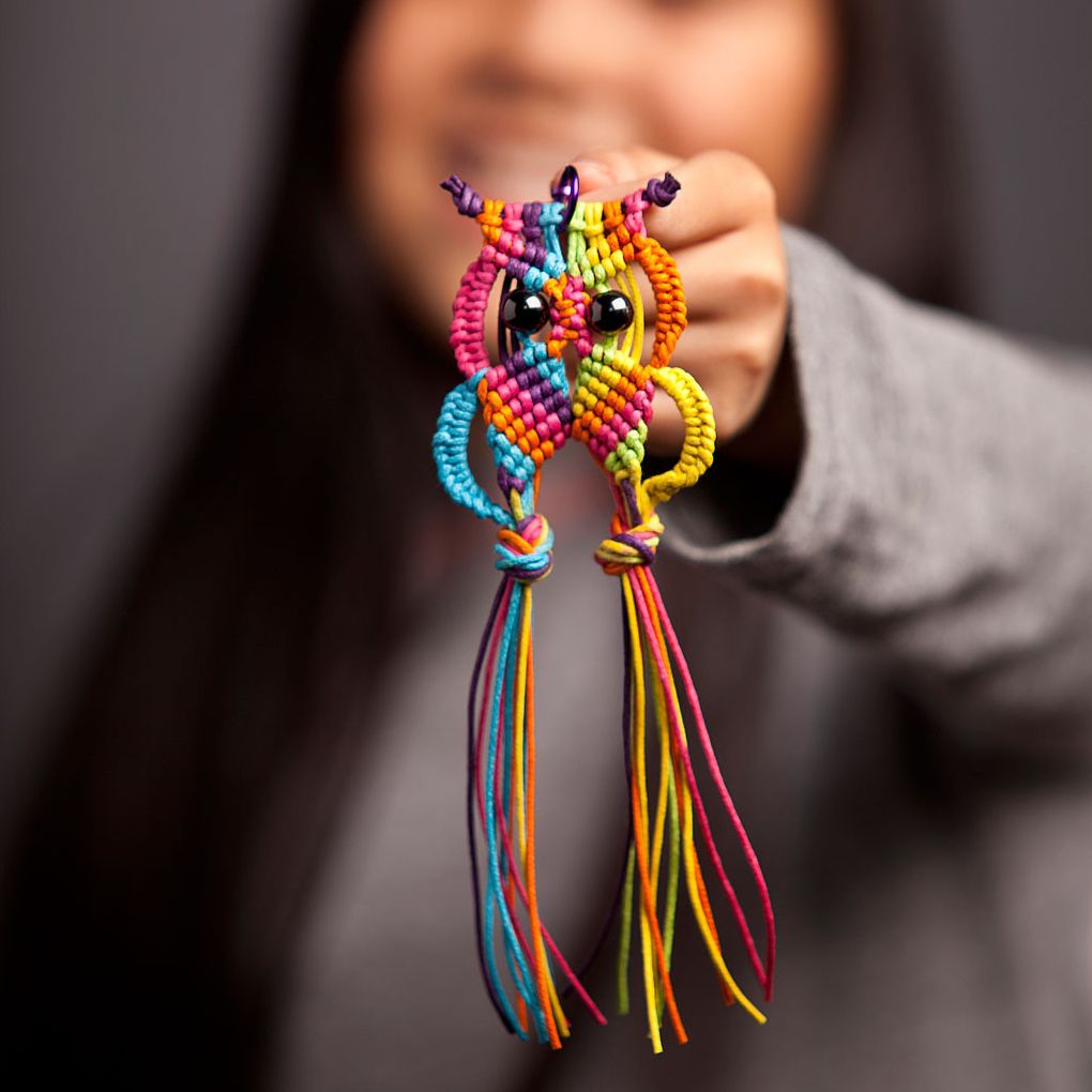 Craft-tastic Macram Owl Charm Kit