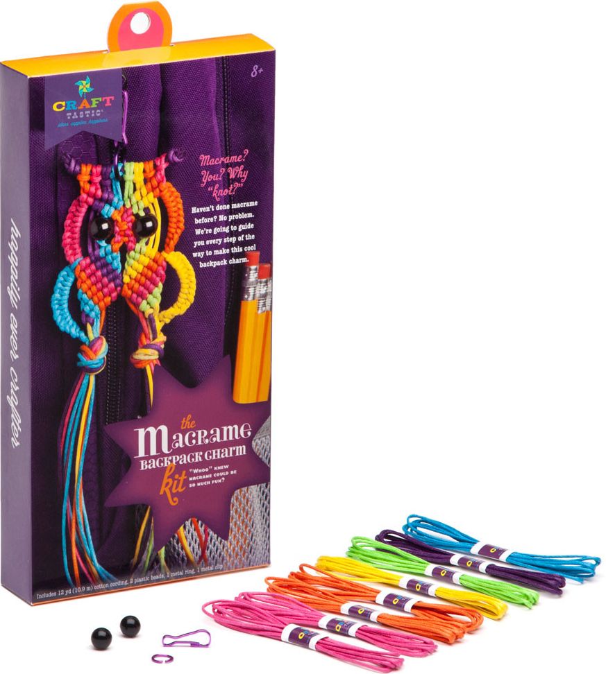 Craft-tastic Macram Owl Charm Kit
