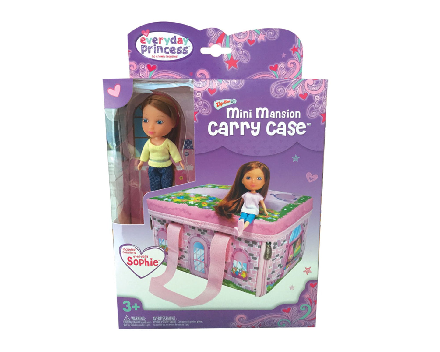 Neat-Oh!¿ ZipBin¿ Everyday Princess? 50 Doll Mini Mansion w/ 1 Doll