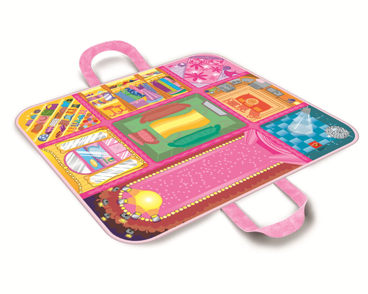 Neat-Oh!¿ ZipBin¿ Everyday Princess? 50 Doll Mini Mansion w/ 1 Doll