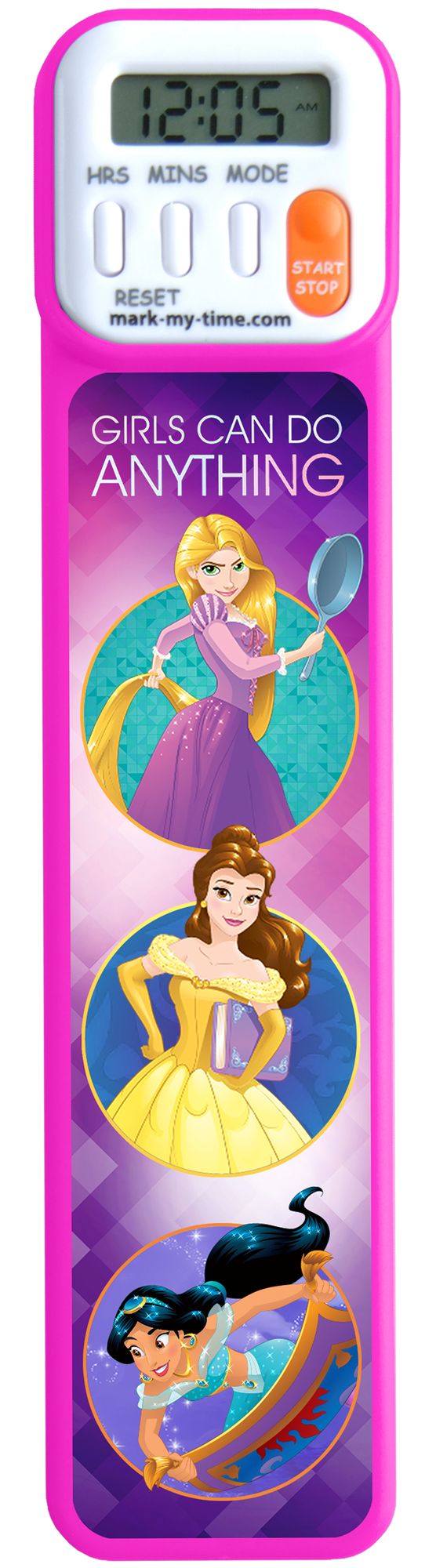 MMT 3D Disney Princess Girls can do anything Bookmark