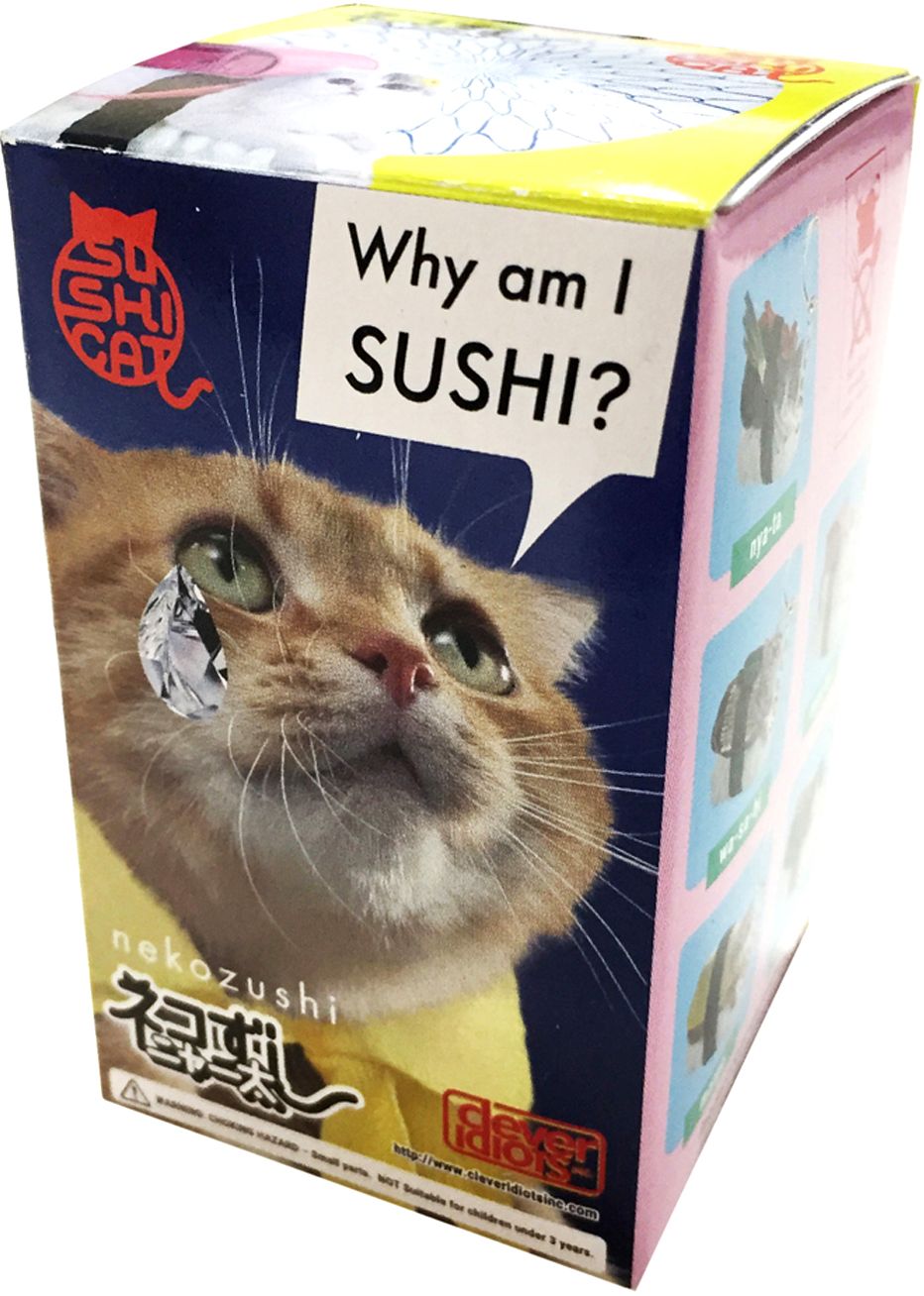 Cat Sushi Keychain