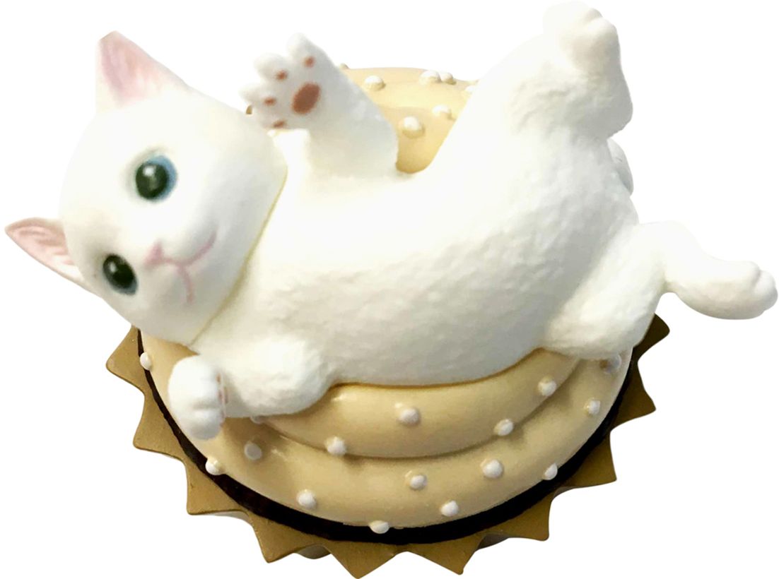 "Cafe Du Meow" Cat Keychain Collectible Figure Mystery Blind Box