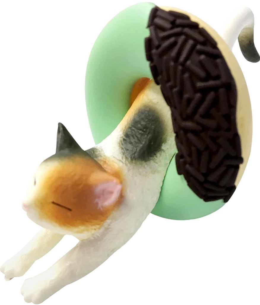 "Cafe Du Meow" Cat Keychain Collectible Figure Mystery Blind Box