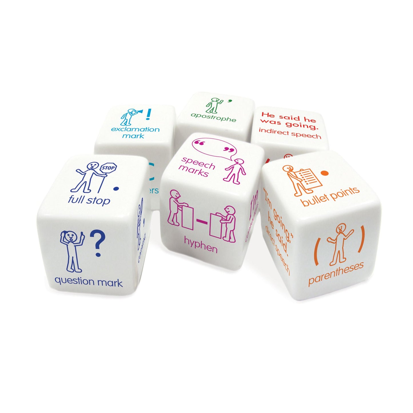Junior Learning - Punctuation Dice Educational Learning Game