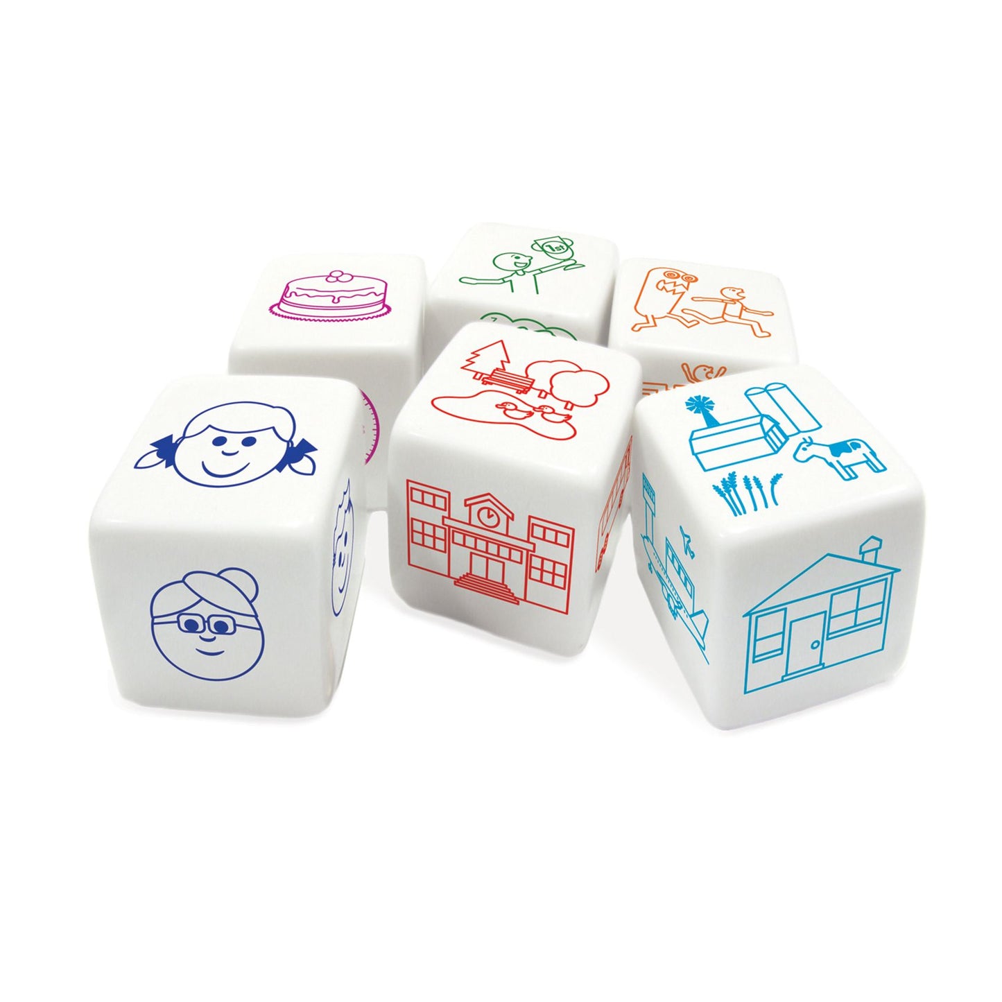 Junior Learning - Story Starter Dice Educational Learning Game
