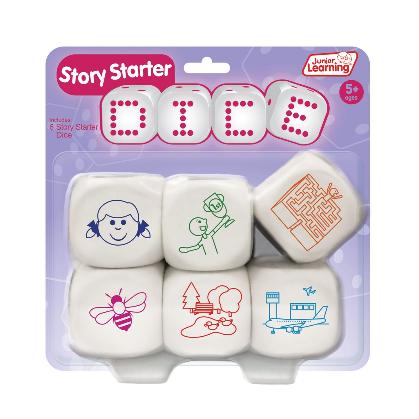 Junior Learning - Story Starter Dice Educational Learning Game