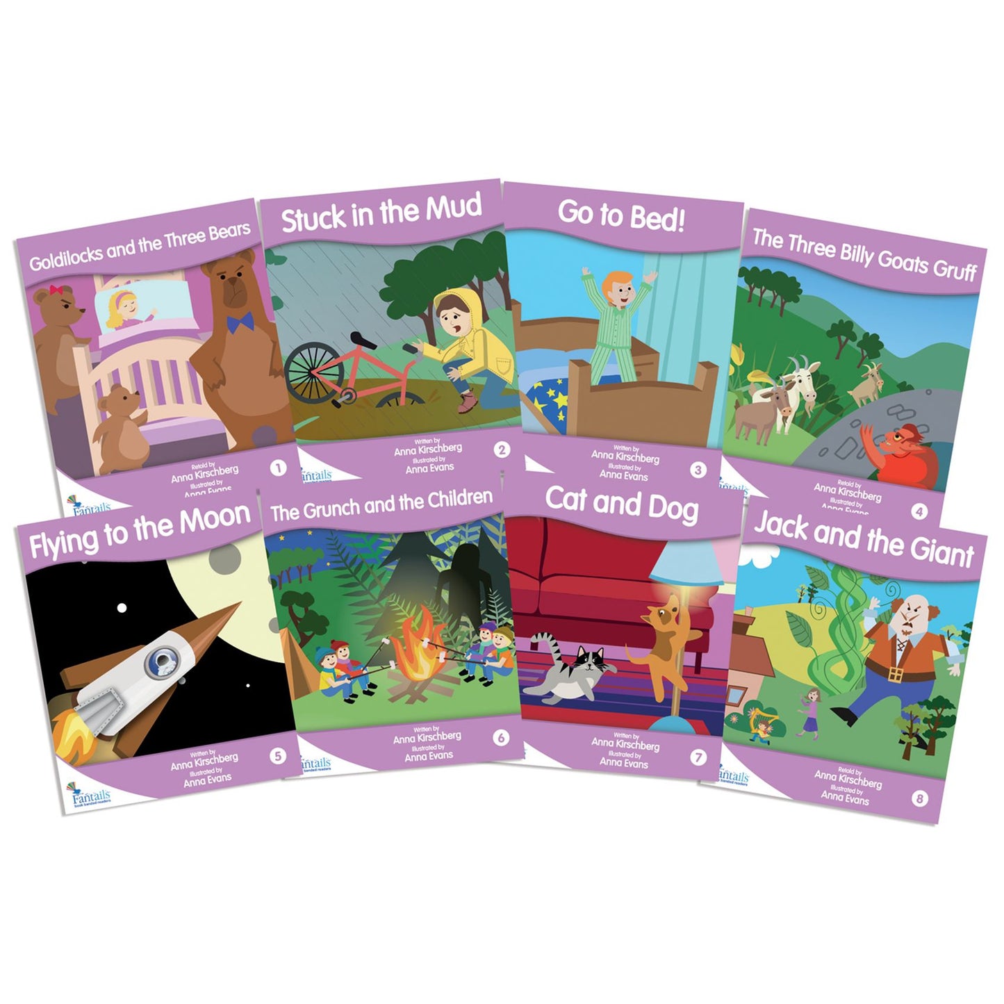 Junior Learning - Fantail Books Lilac Fiction Book Set