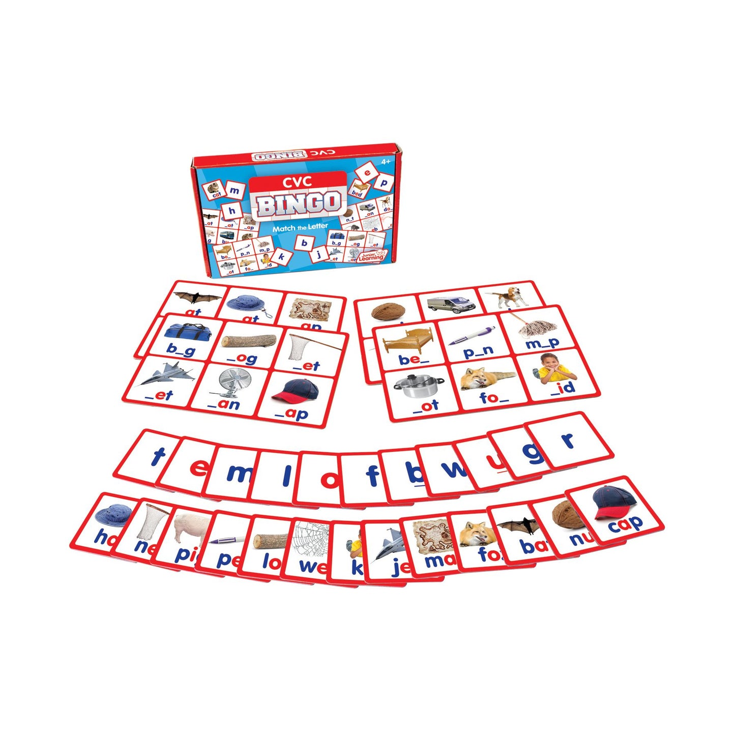 Junior Learning - CVC Bingo Learning Educational Game