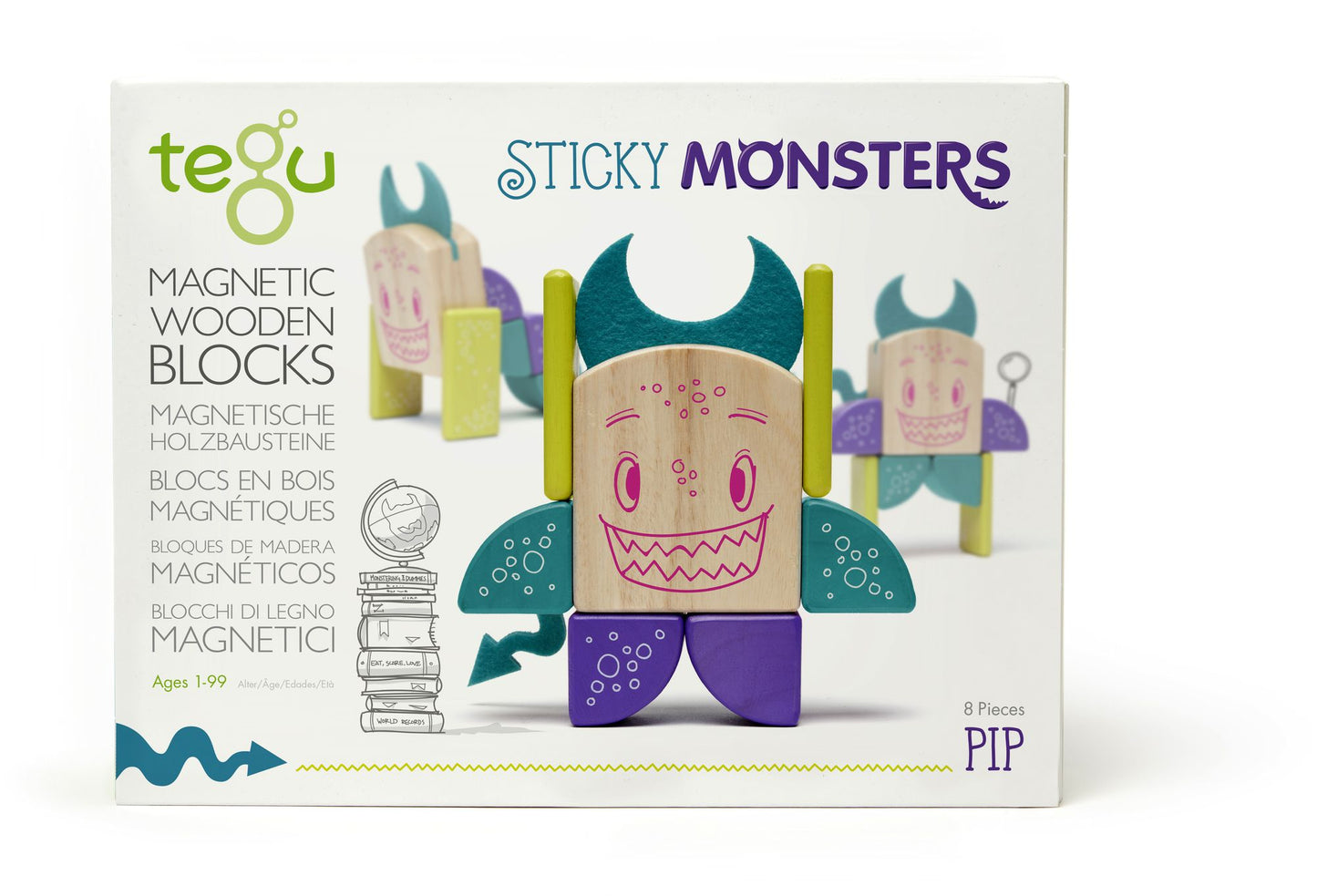 Pip - Tegu Magnetic Wooden Block Set