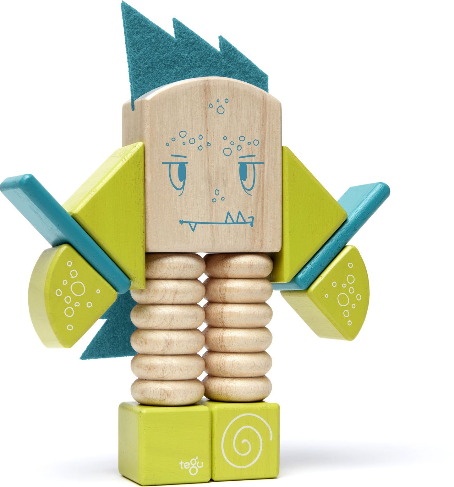 Zip Zap-Tegu Magnetic Wooden Block Set