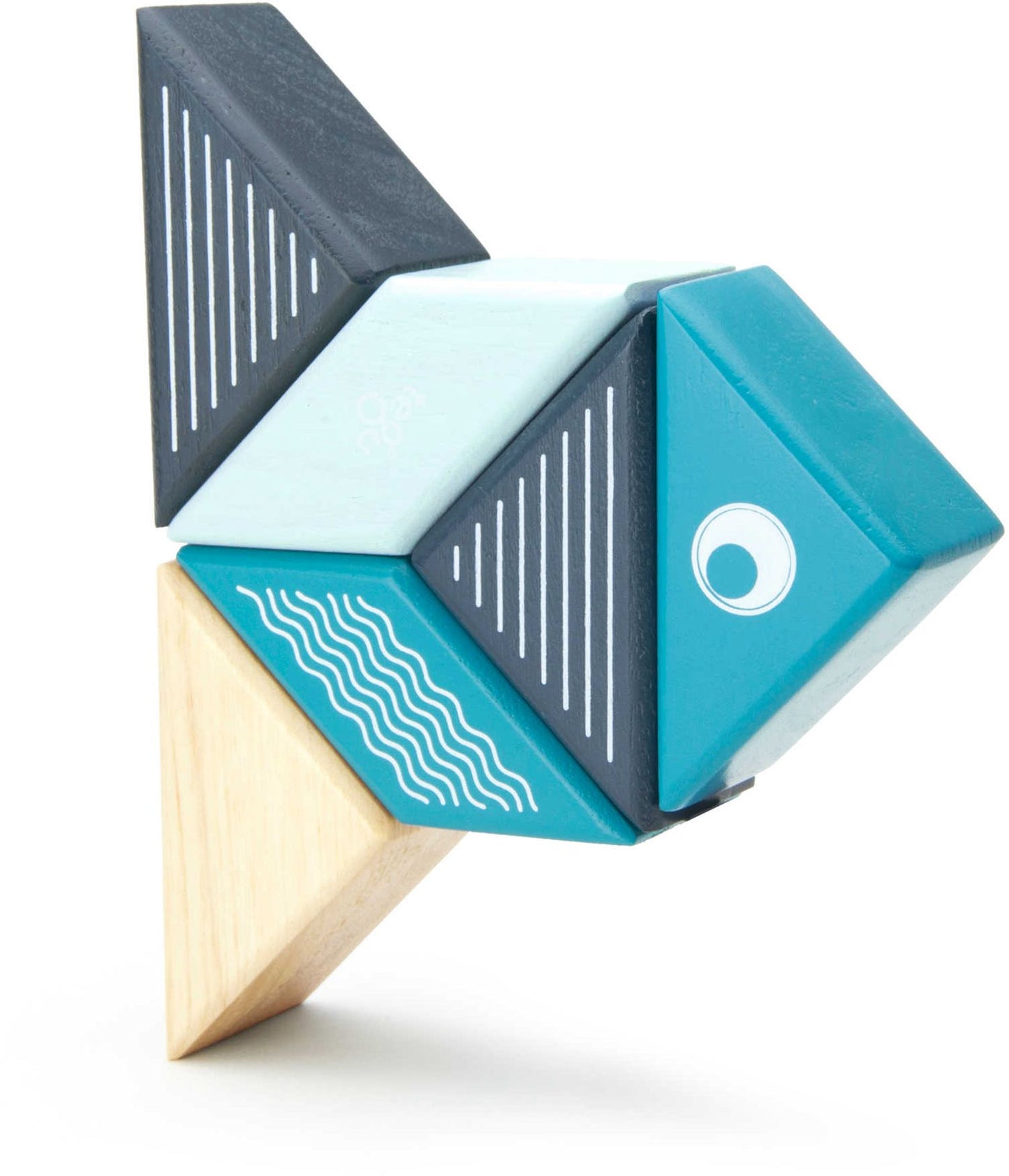 Tegu Whale Travel Pal Building and Stacking Toys