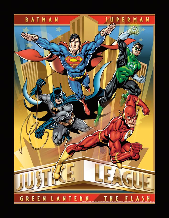Justice League Matte Black
