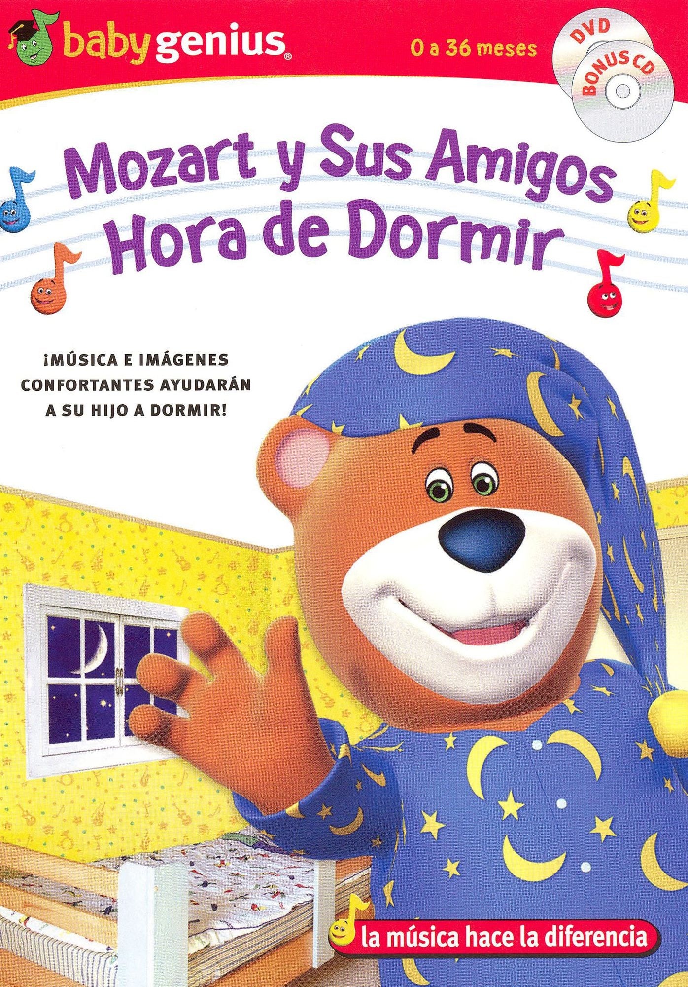 Baby Genius: Mozart y Sus Amigos-Hora de Dormir [DVD/CD]