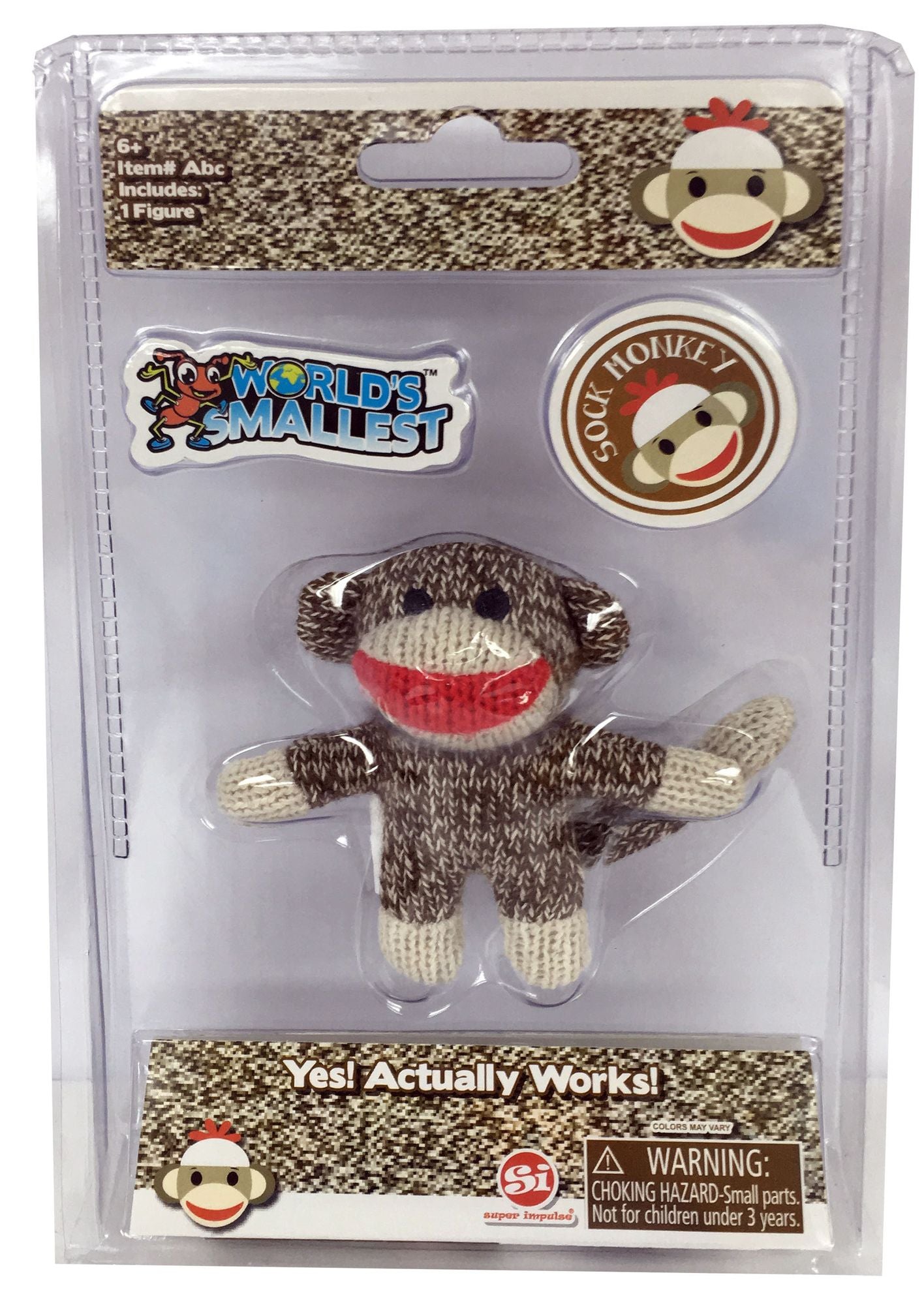 Worlds Smallest Sock Moneky
