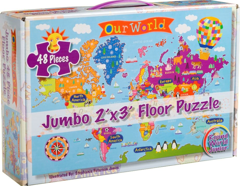 Kid's World Jumbo 48 Piece Floor Puzzle