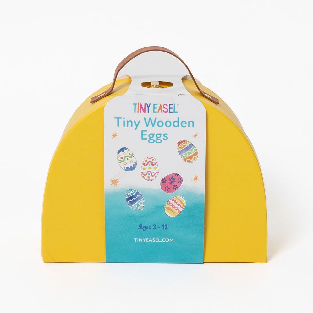 Tiny Easel Wooden Eggs - B&N Exclusive