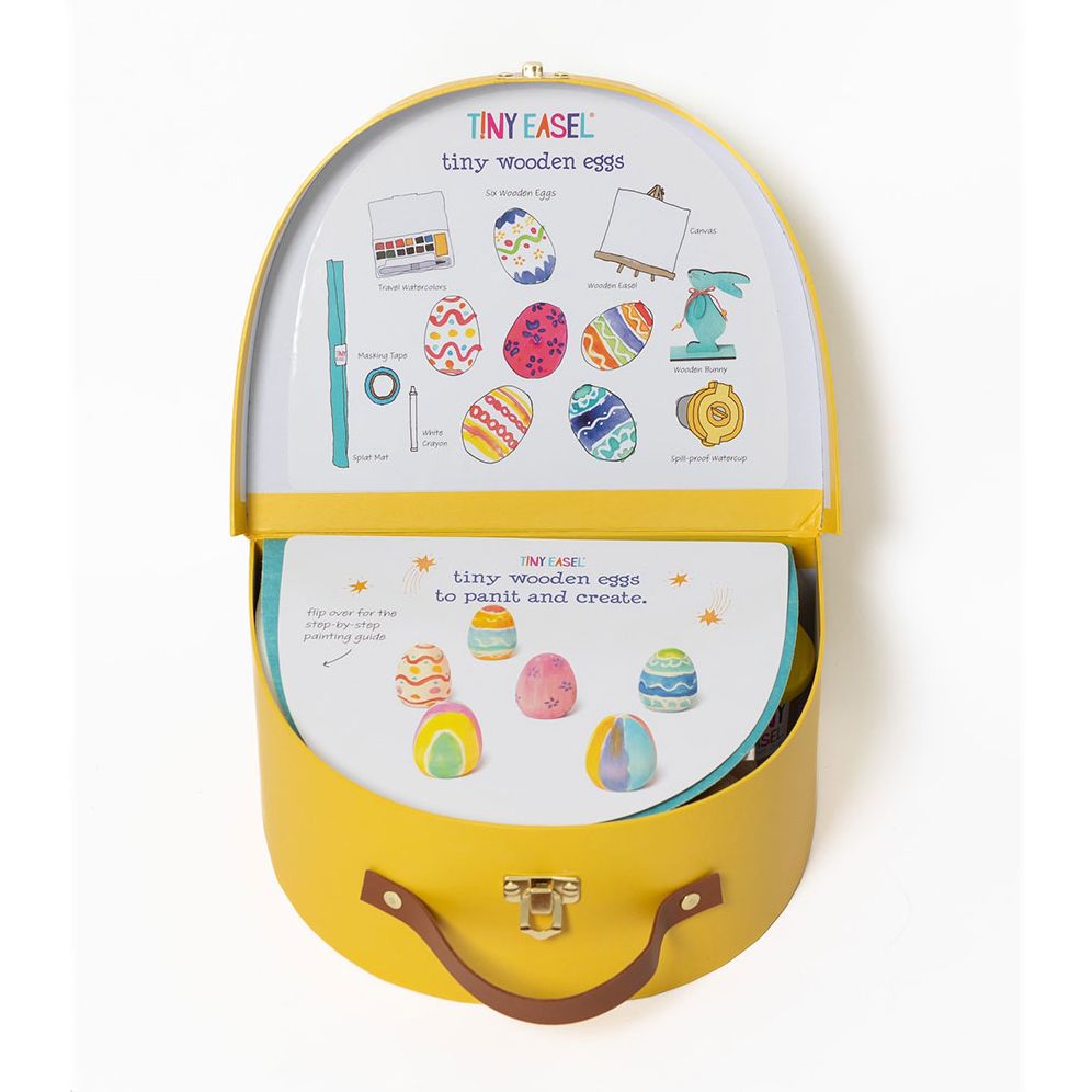 Tiny Easel Wooden Eggs - B&N Exclusive