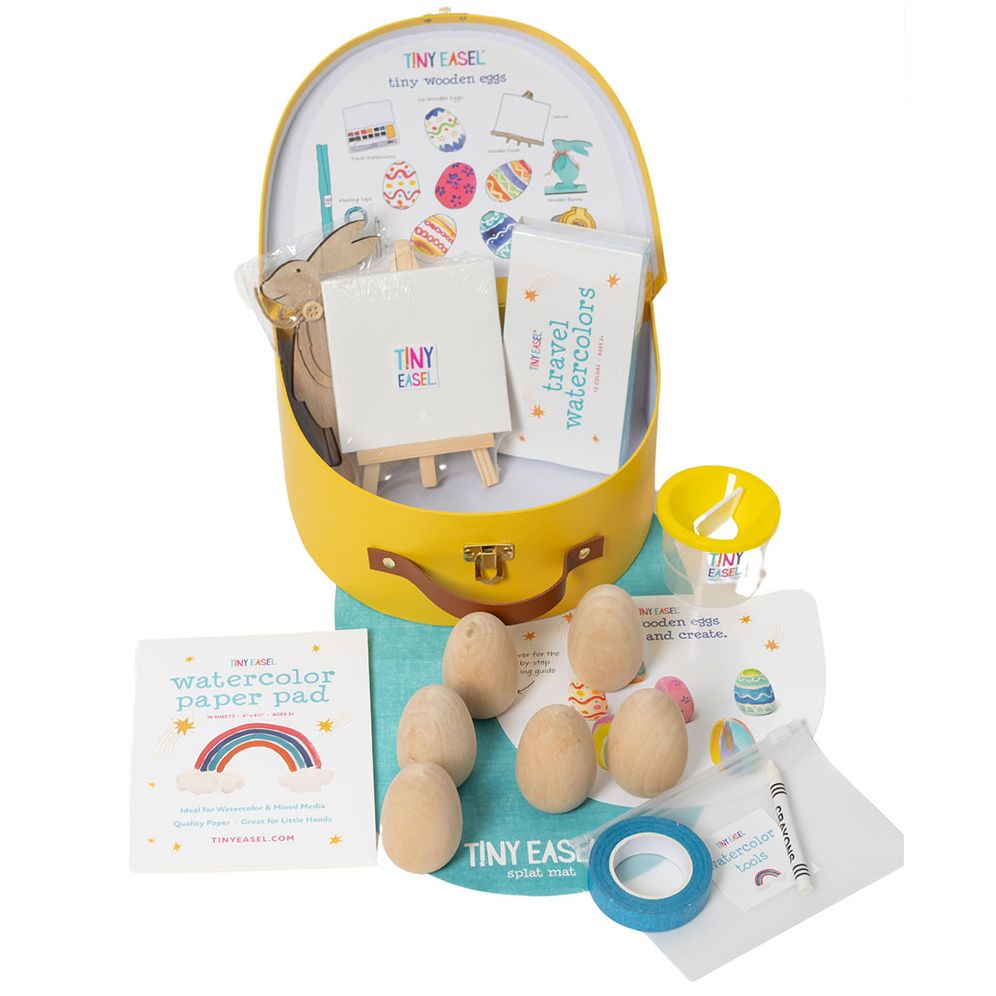 Tiny Easel Wooden Eggs - B&N Exclusive