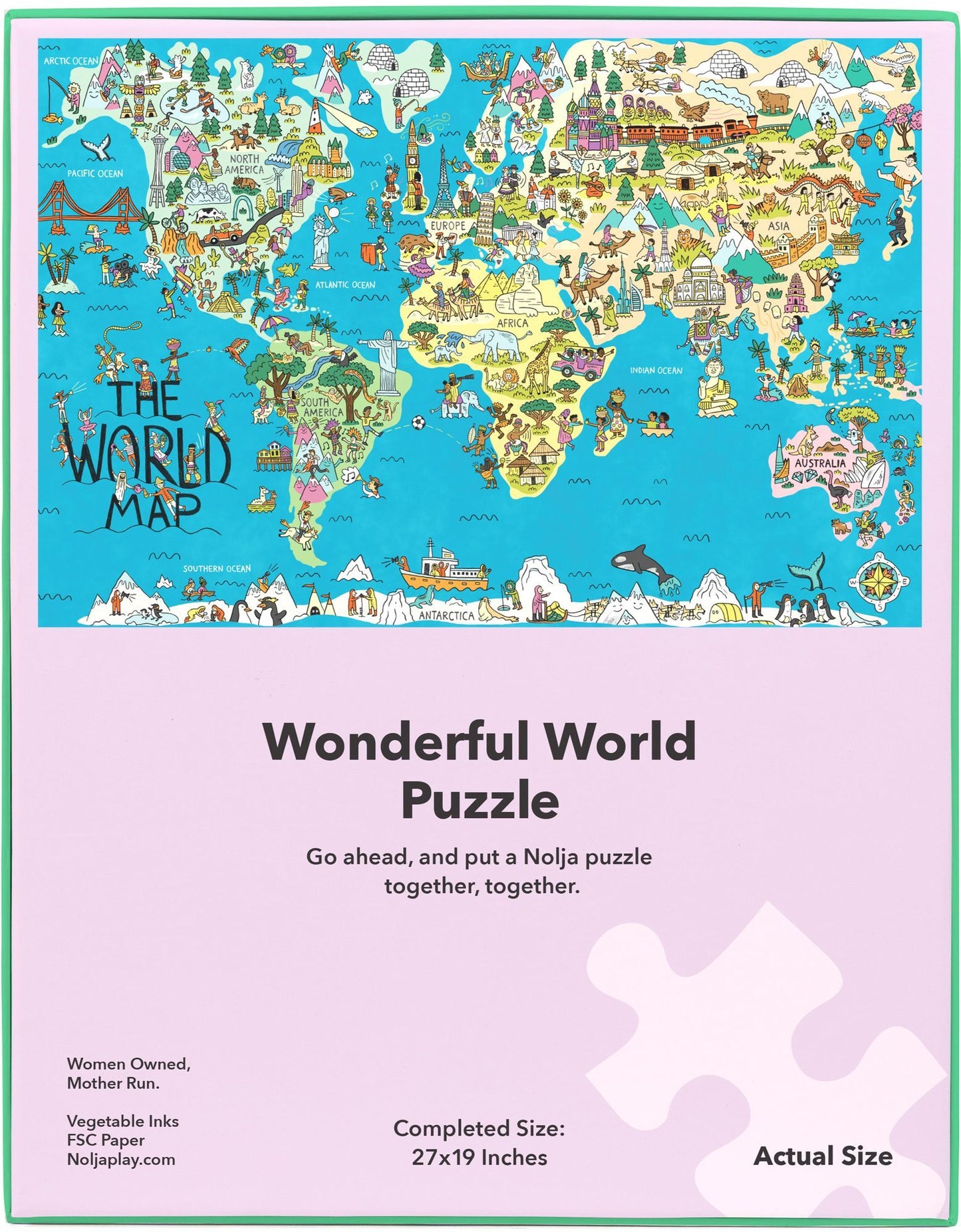 Wonderful World 100 Piece Jigsaw Puzzle