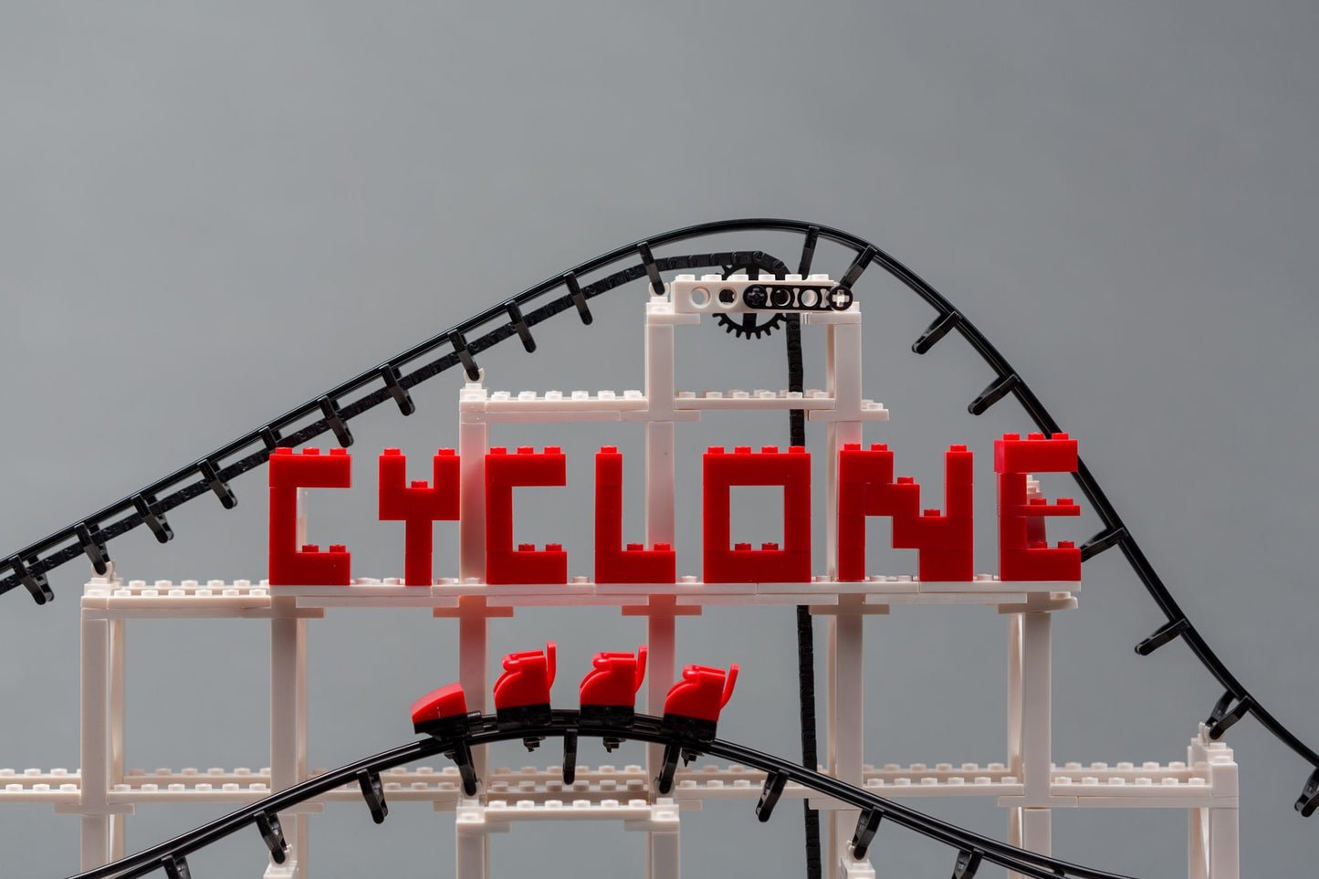 CDX Blocks Brick Construction Cyclone Roller Coaster Building Set