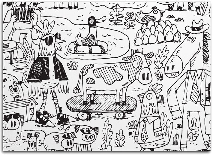 Funny Farm- Coloring Sheets