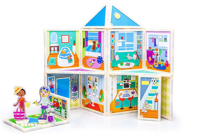 Malia's House: magnetic dollhouse you design yourself