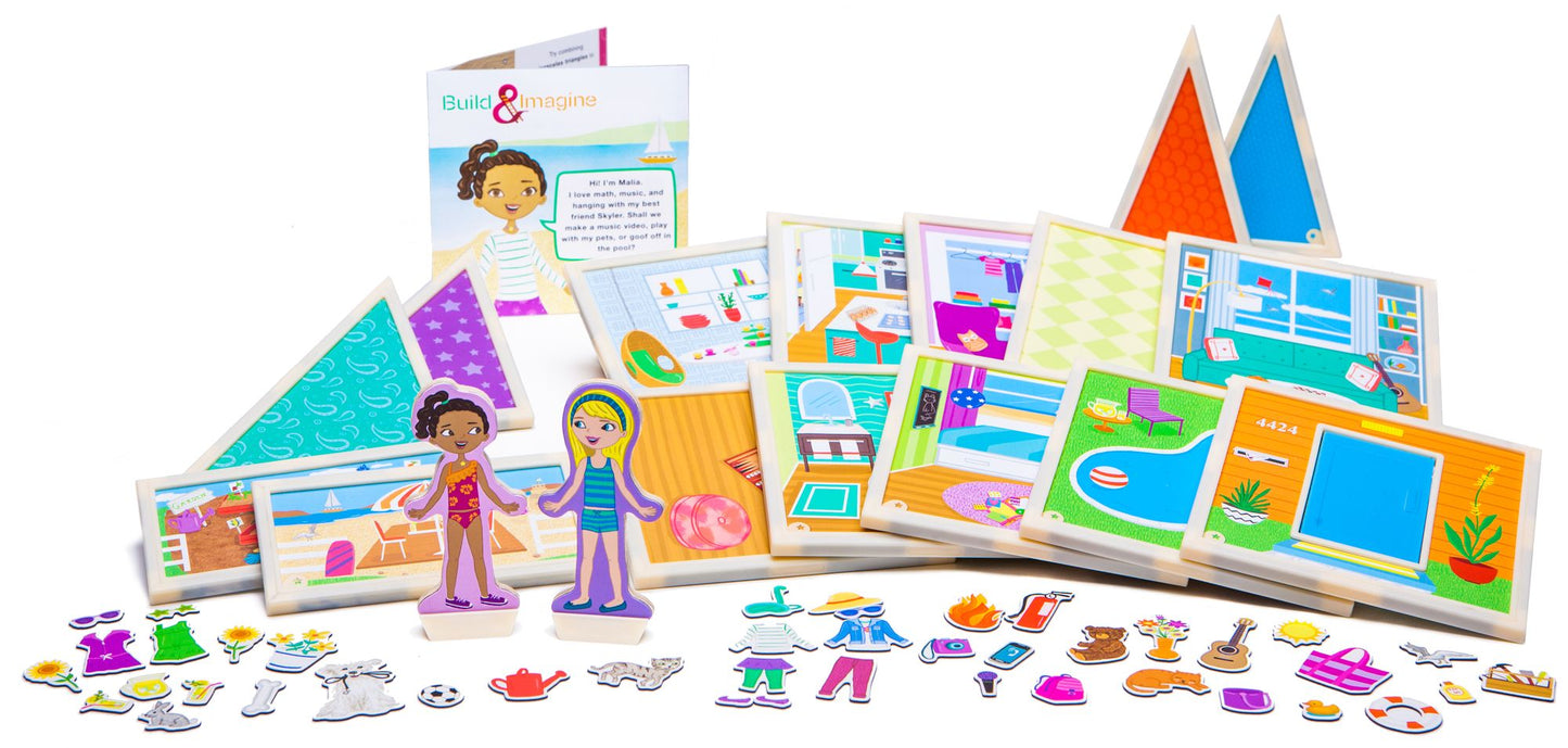 Malia's House: magnetic dollhouse you design yourself