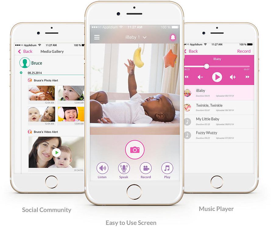 iBaby Monitor M2 Pro 720p Wi-Fi Digital Video Baby Monitor