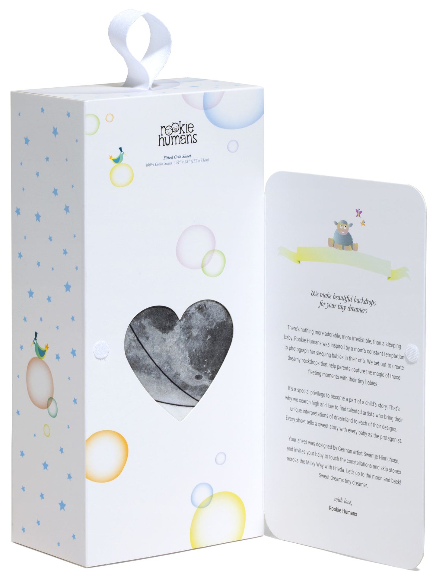 Rookie Humans crib sheet, Frieda and the Balloon