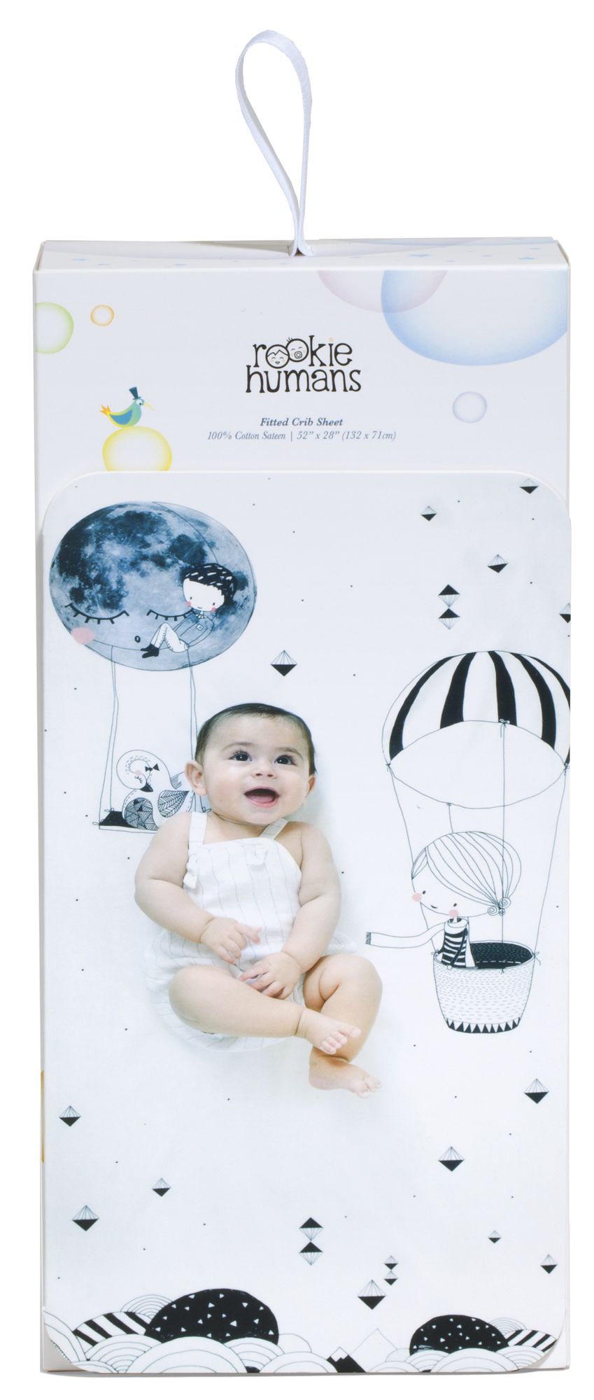 Rookie Humans crib sheet, Frieda and the Balloon