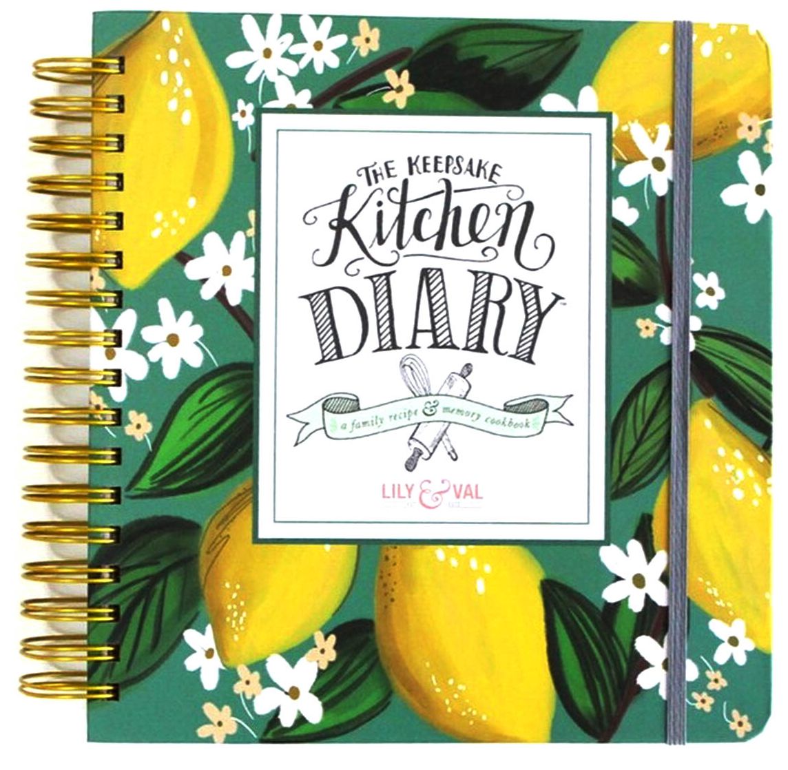The Keepsake Kitchen Diary by Lily & Val - Kitchen Lemons Cover