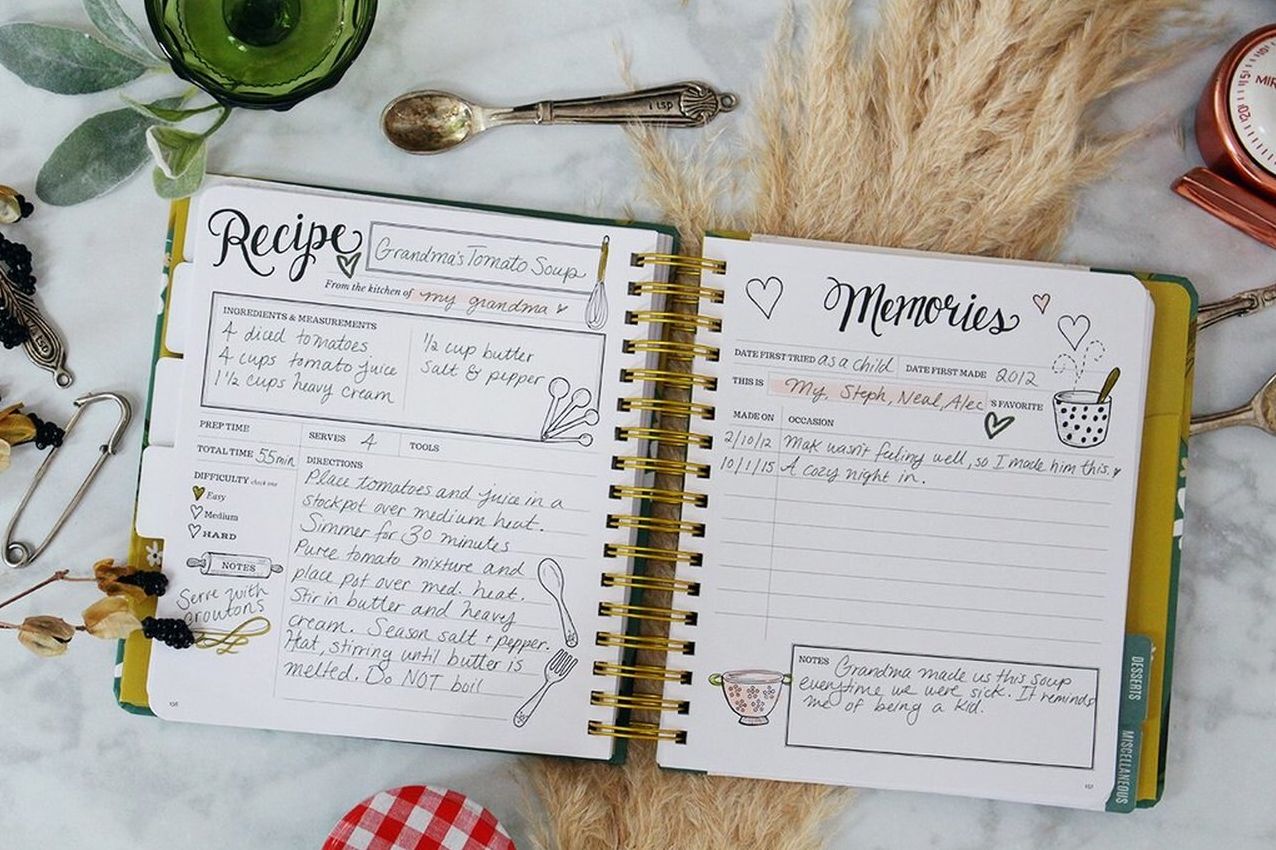The Keepsake Kitchen Diary by Lily & Val - Kitchen Lemons Cover