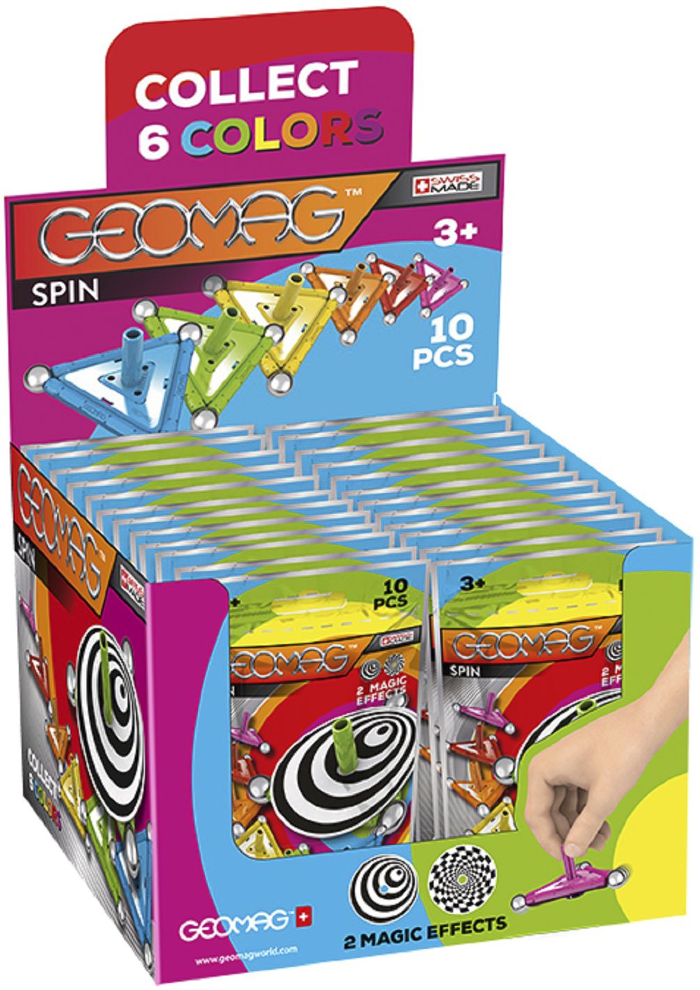 Geomag Classic SPIN TOP 10 pcs Construction Set