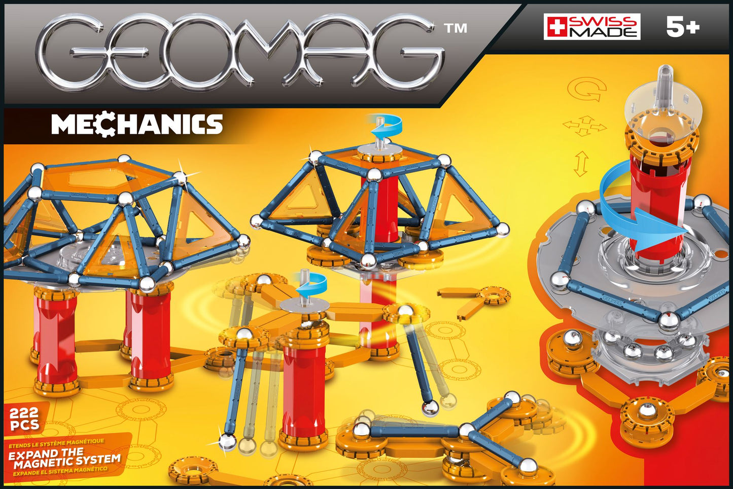 Geomag Mechanics 222 Piece Construction Set