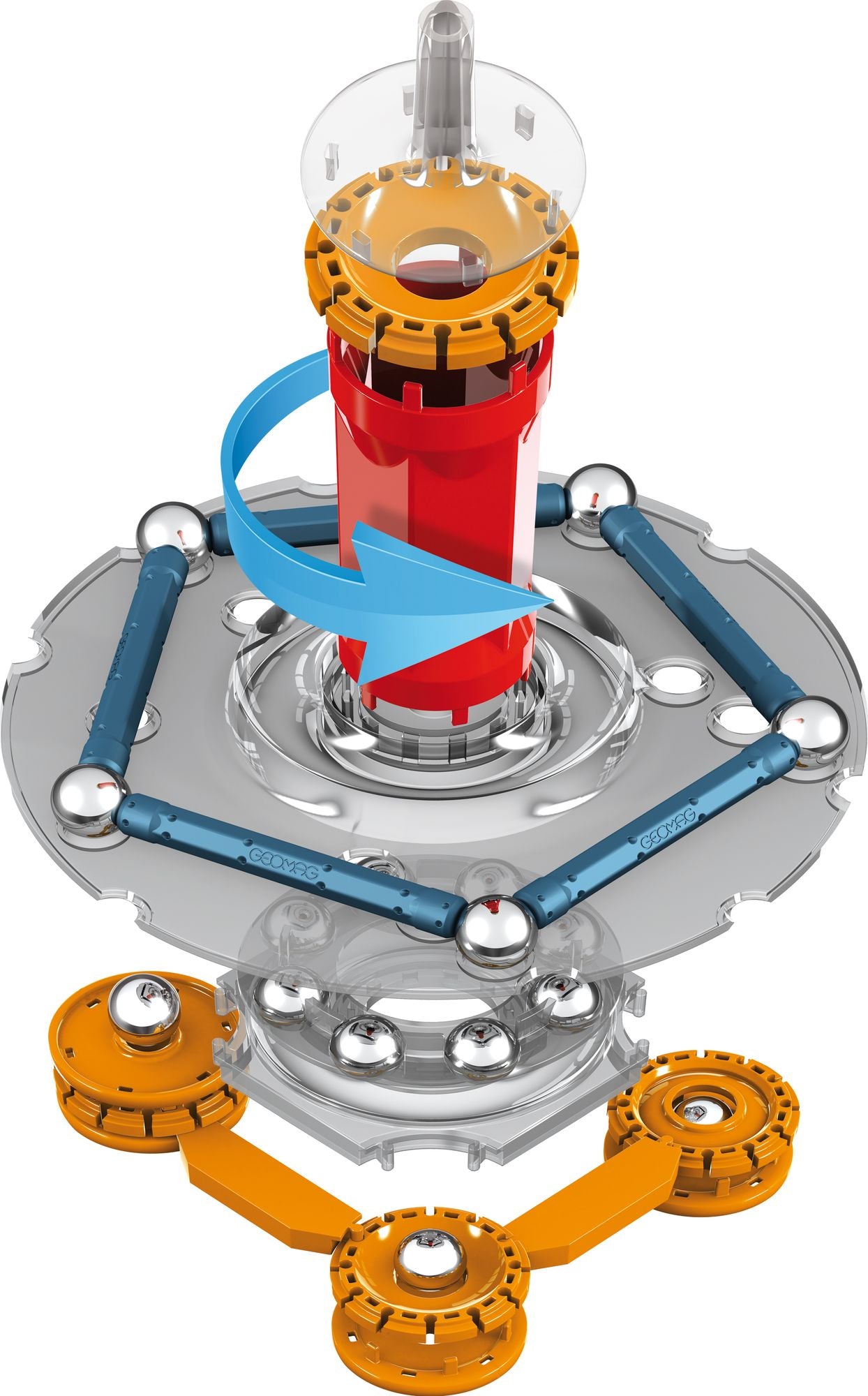 Geomag Mechanics 222 Piece Construction Set