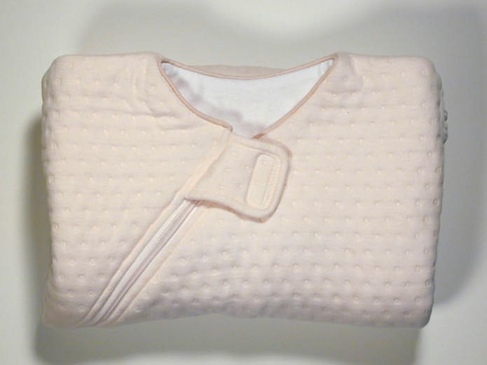 Cloud B Pointelle Cotton Lullabag Baby Sleep Bag - Pink (Size Small, 1-6 Months)