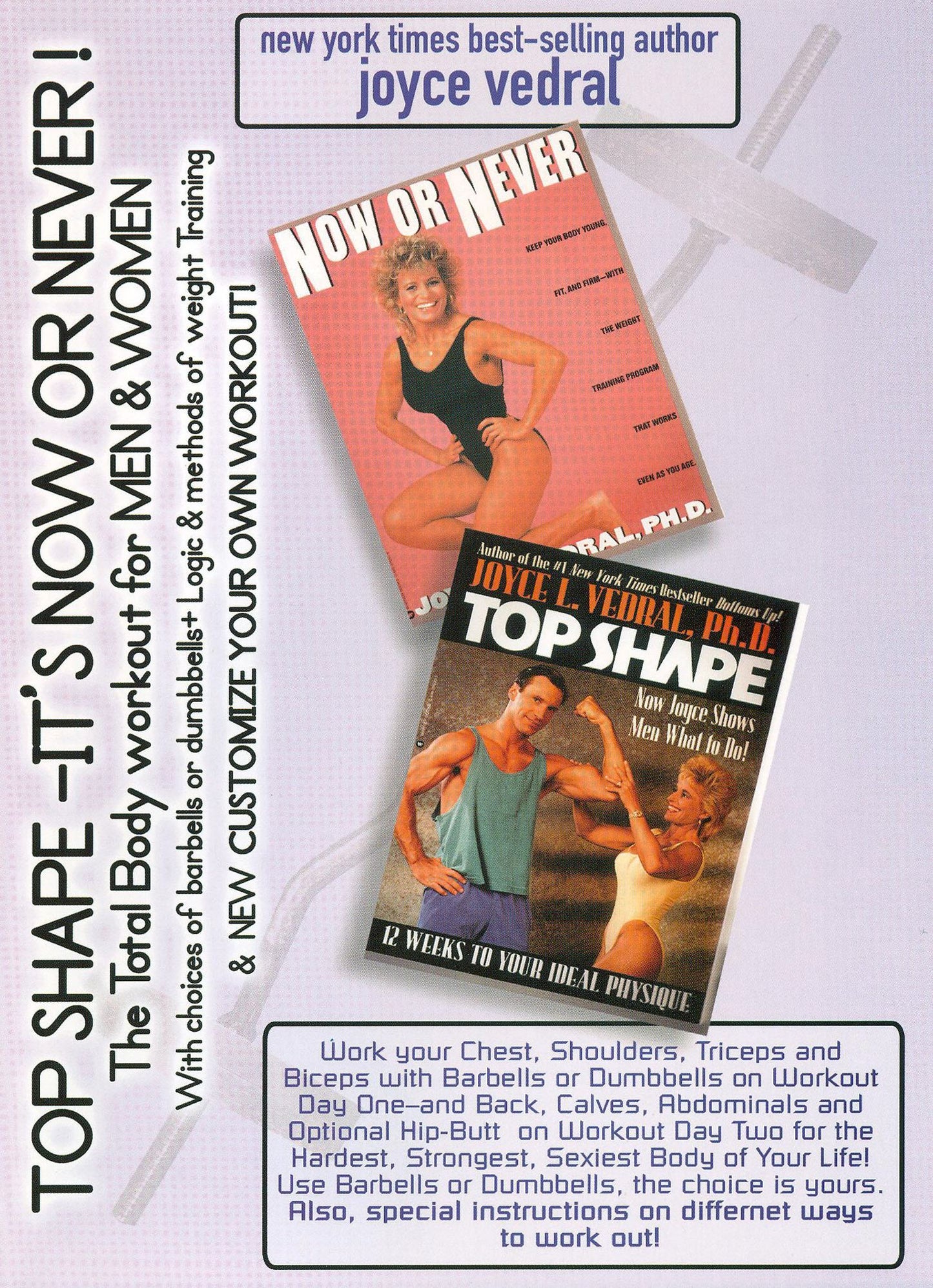 Joyce Vedral: Top Shape Total Body Weight Training Workout