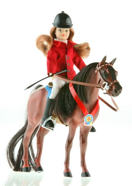 Paradise Horses POZ-ABLES Doll and Horse - English Set
