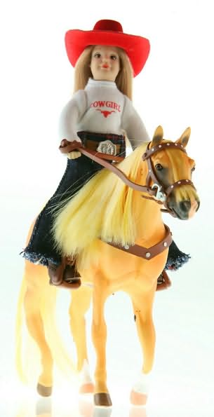Paradise Horses POZ-ABLES Doll and Horse - Western Set