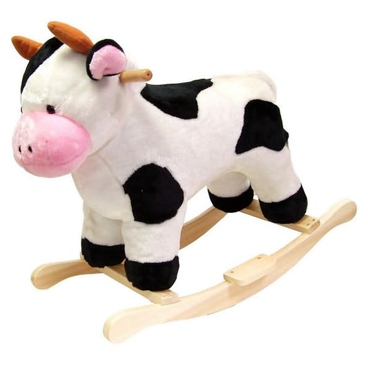 HAPPY TRAILST Cow Plush Rocking Animal