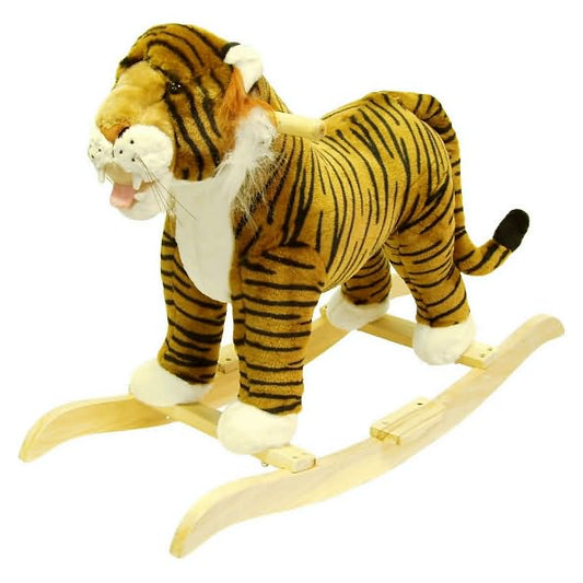 HAPPY TRAILST Tiger Plush Rocking Animal