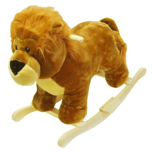 HAPPY TRAILST Lion Plush Rocking Animal