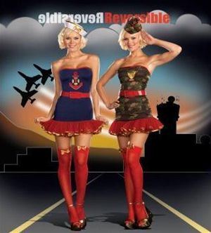 BuySeasons 177961 - Double Duty Cutie Reversible Adult Costume - Large- Size 12-14